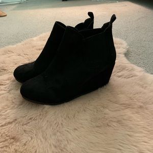 Maurices Shoes - Maurice’s wedge booties Maurices Shoes - Maurice’s wedge booties